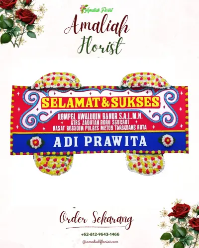 Karangan Bunga Ucapan Selamat montor
